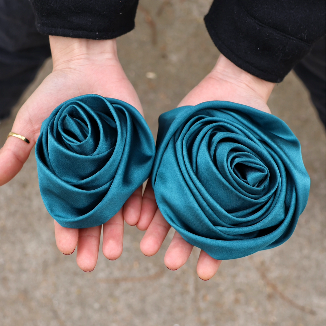 Flor Metalic Petróleo