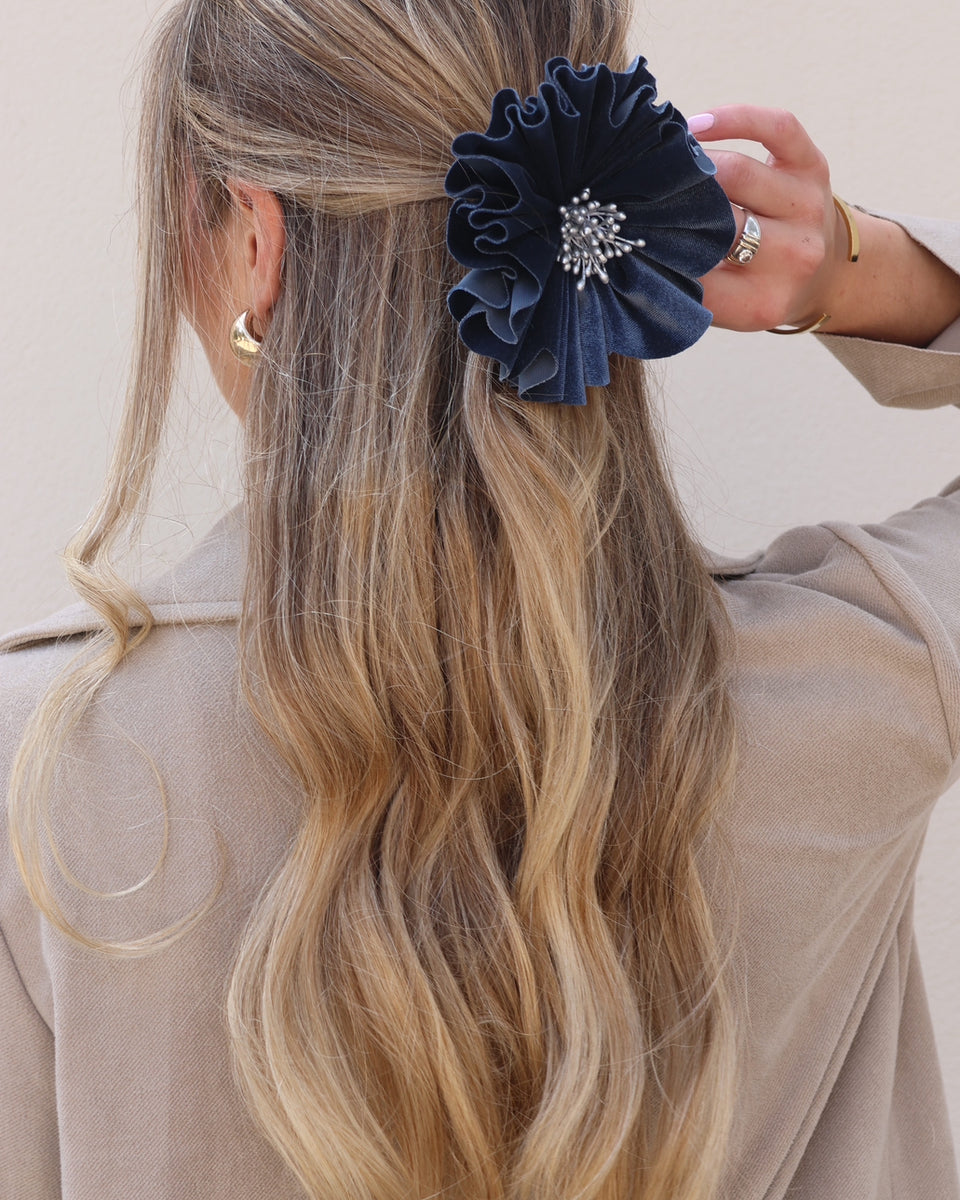 SCRUNCHIE AZUL FLORENTINE