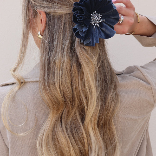SCRUNCHIE AZUL FLORENTINE