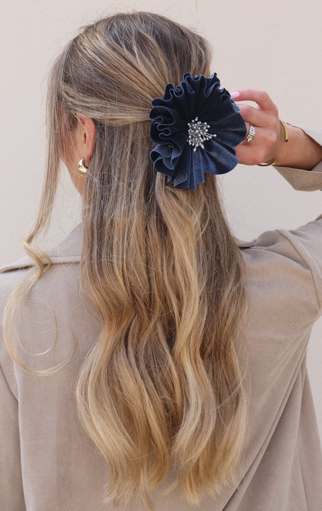 SCRUNCHIE AZUL FLORENTINE