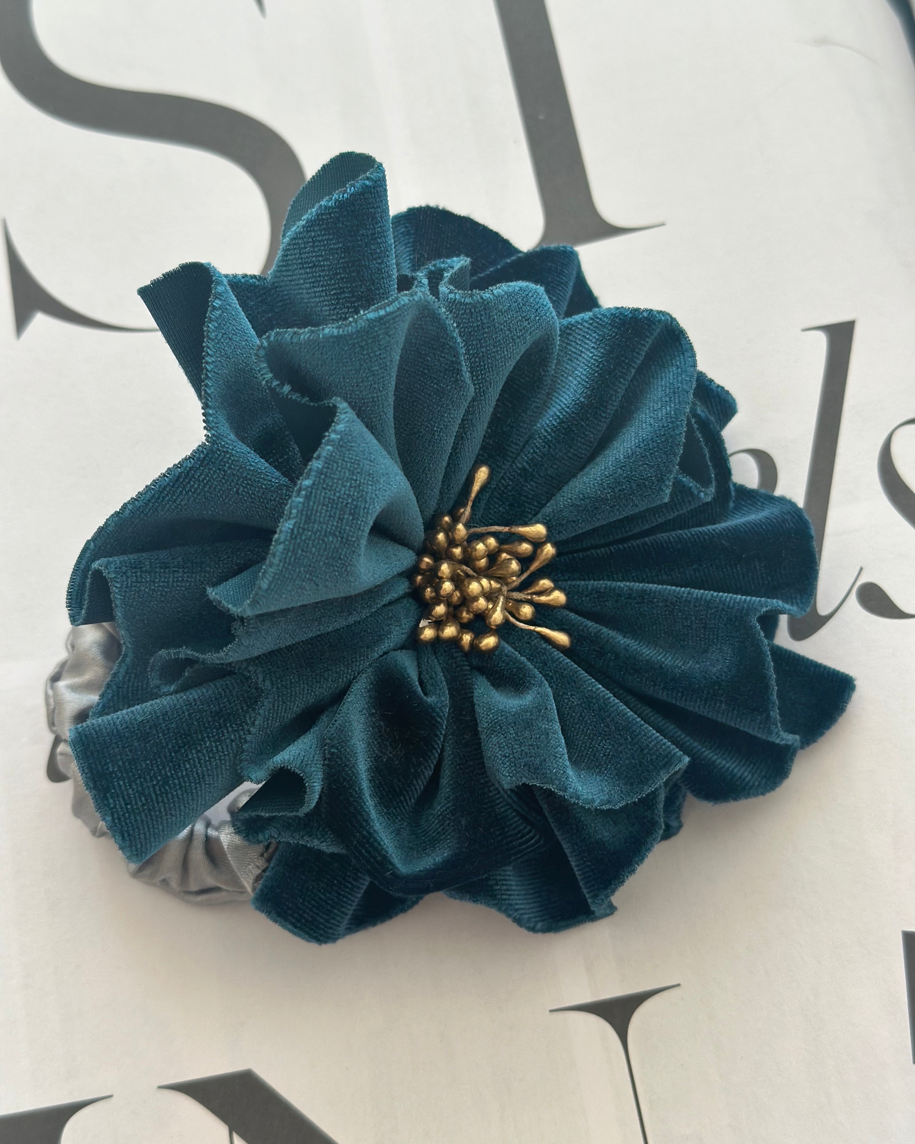 SCRUNCHIE PETRÓLEO FLORENTINE