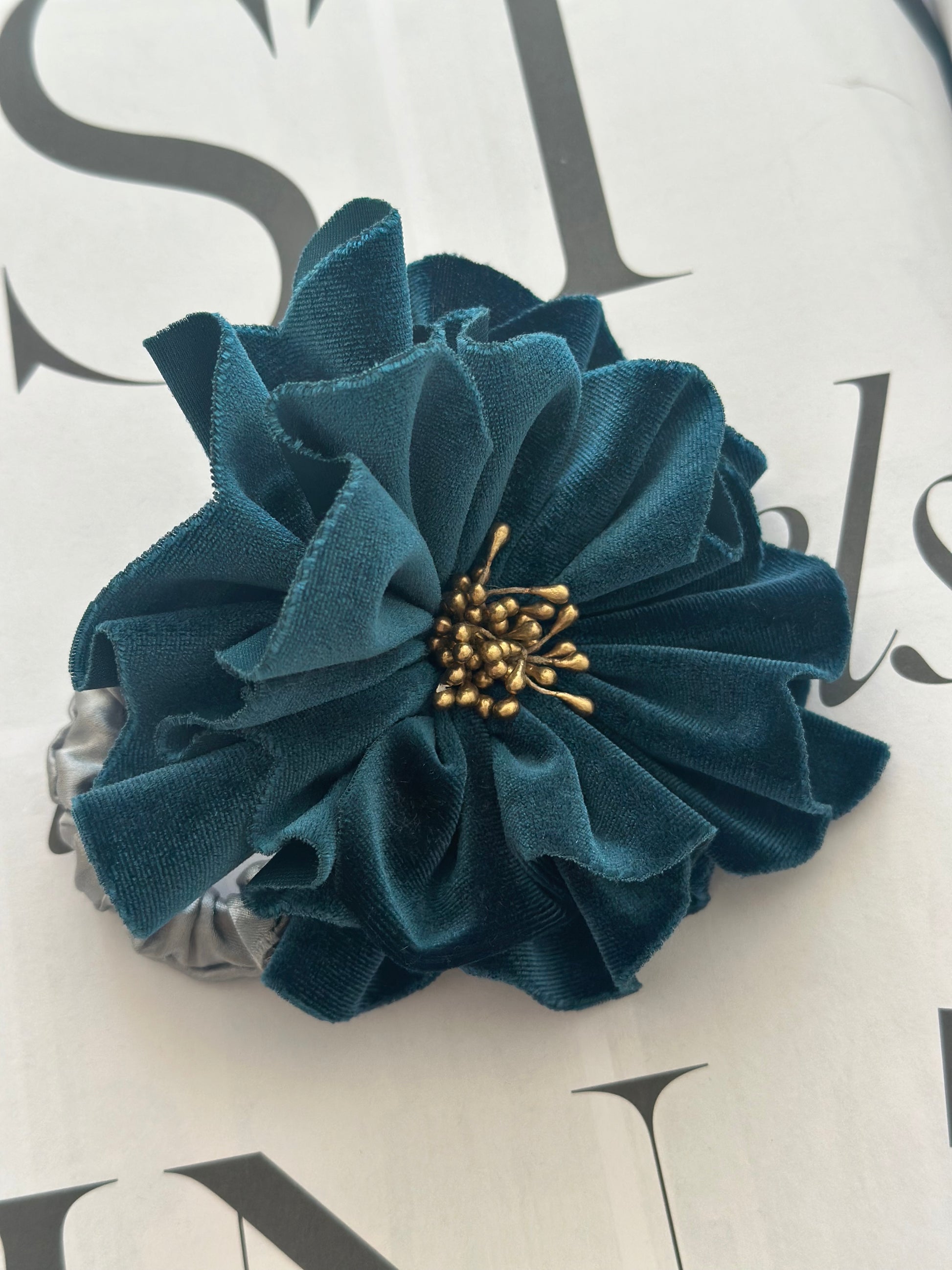 SCRUNCHIE PETRÓLEO FLORENTINE