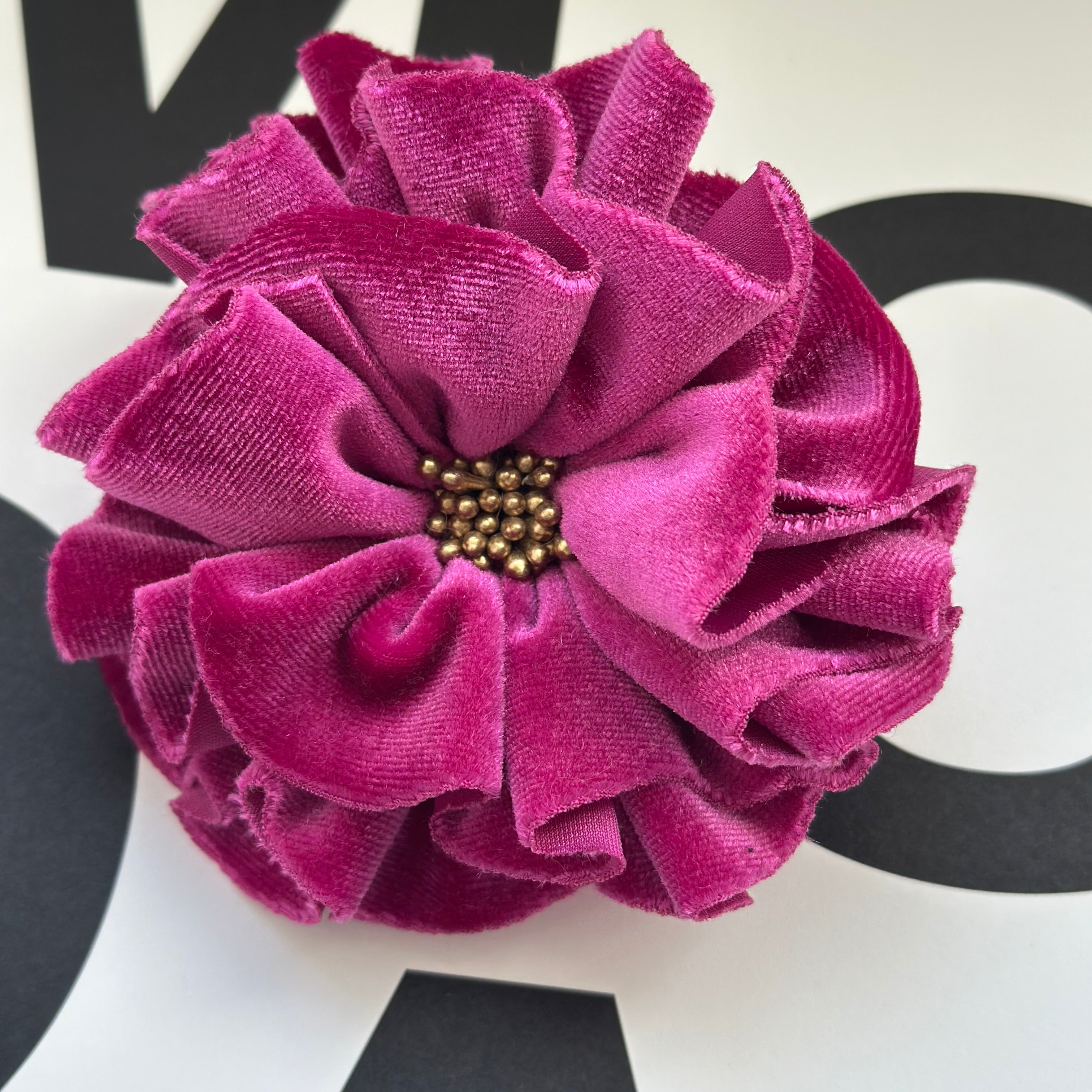 SCRUNCHIE FUCSIA FLORENTINE