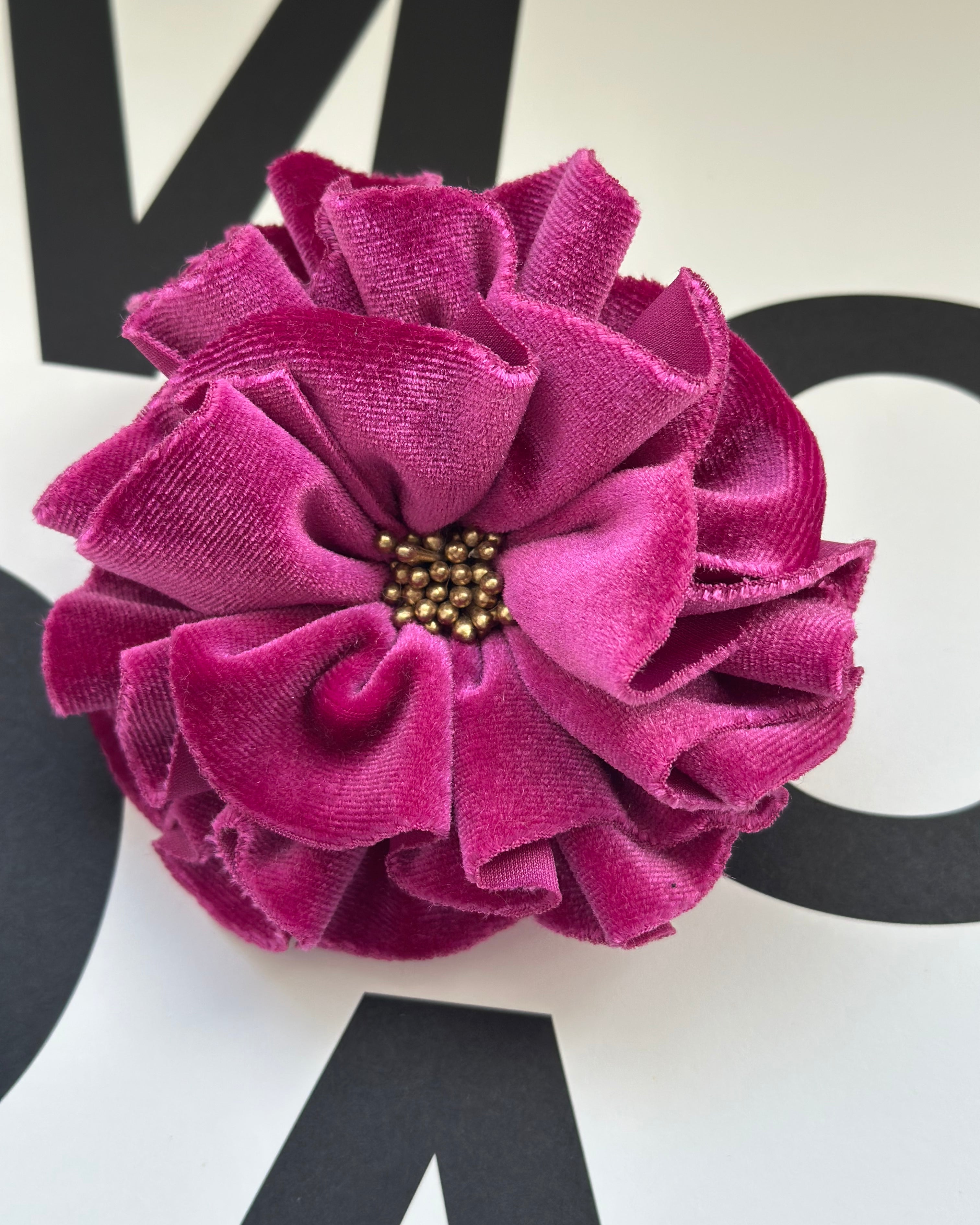 SCRUNCHIE FUCSIA FLORENTINE