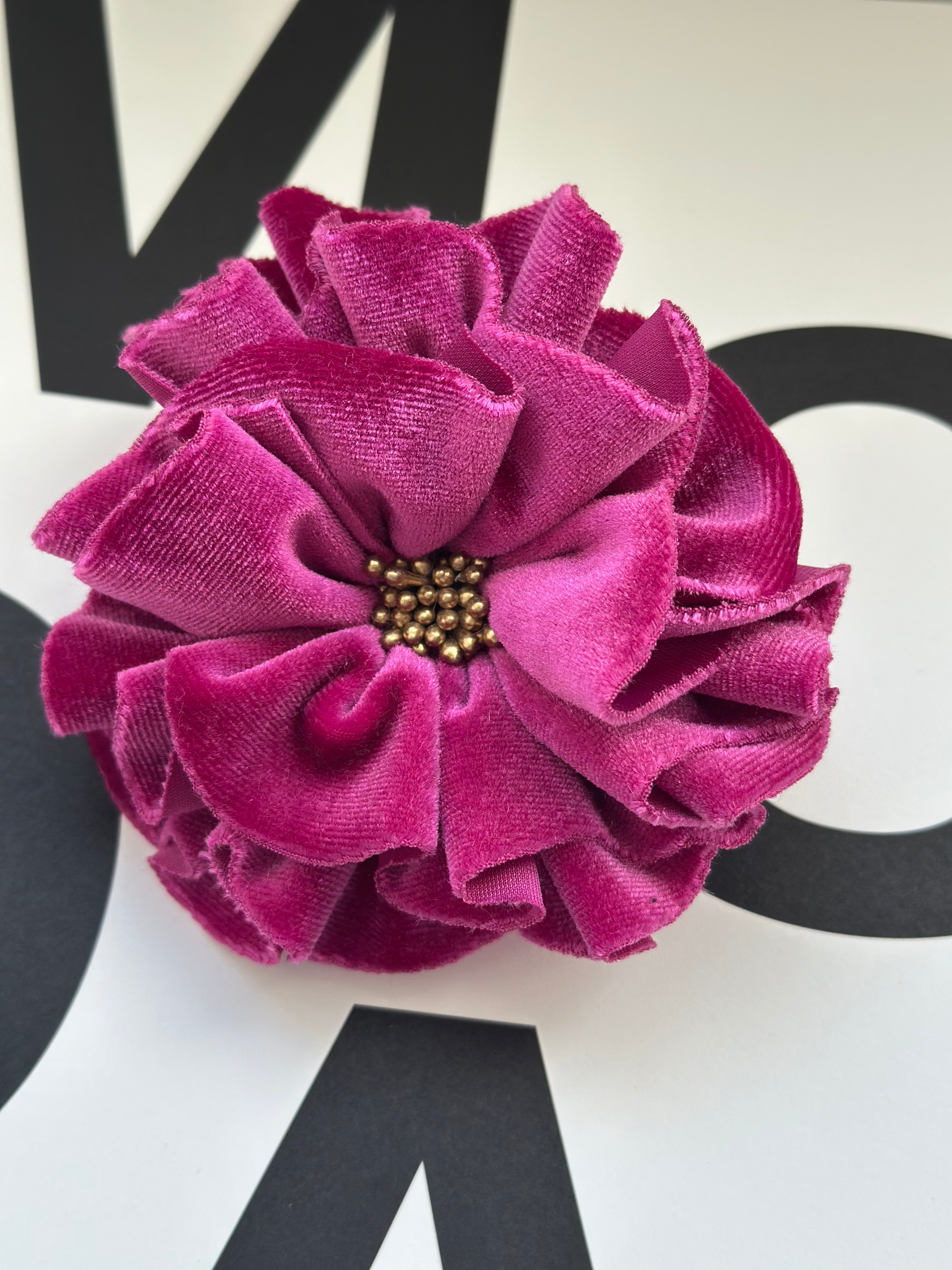 SCRUNCHIE FUCSIA FLORENTINE