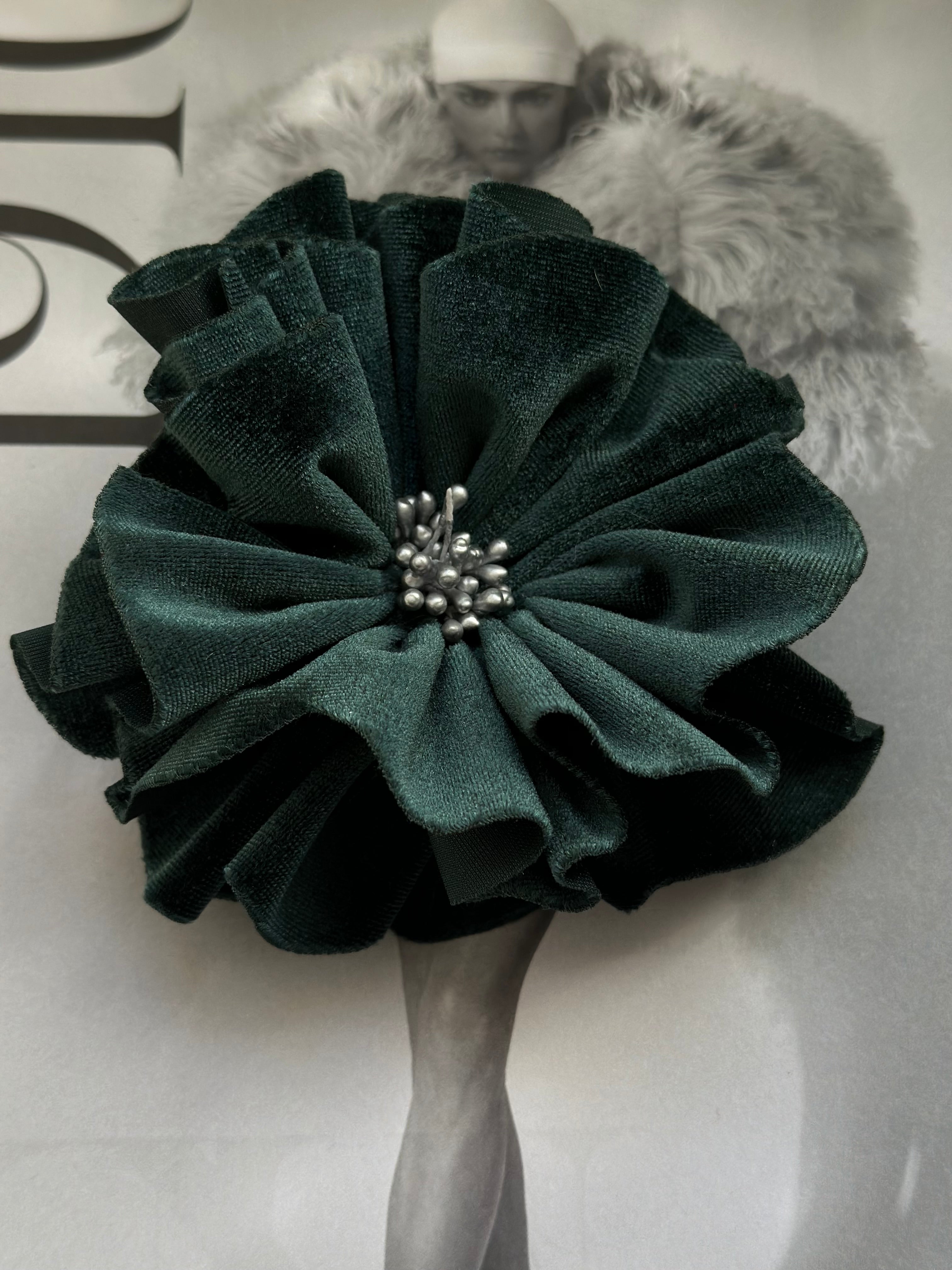 SCRUNCHIE VERDE FLORENTINE