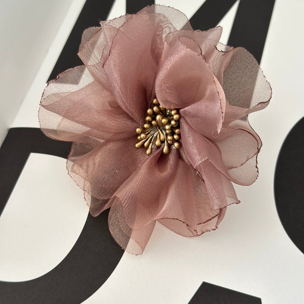 Flor Scrunchie Gold