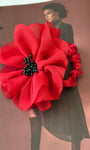 Flor Scrunchie Rojo