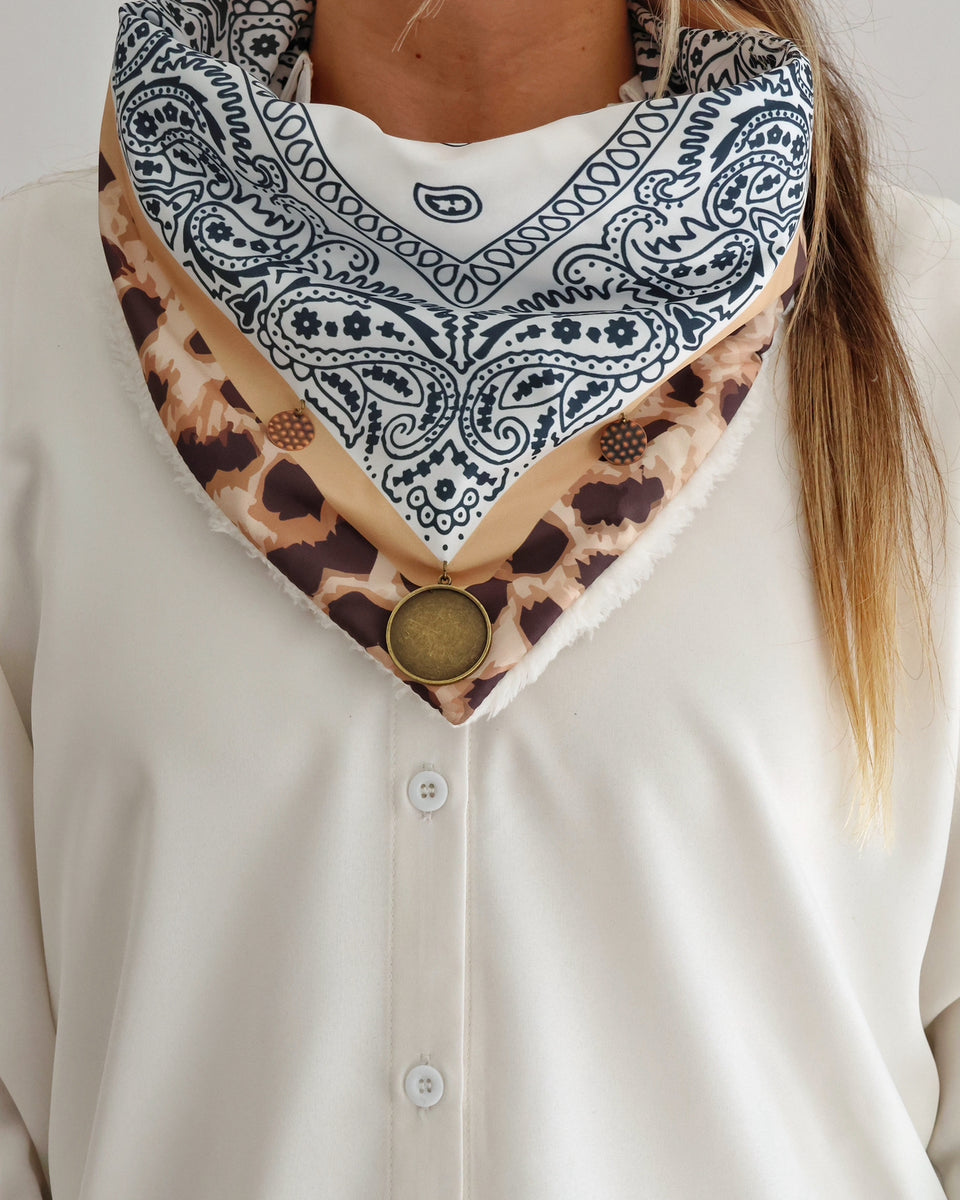 Pañuelo Zara White
