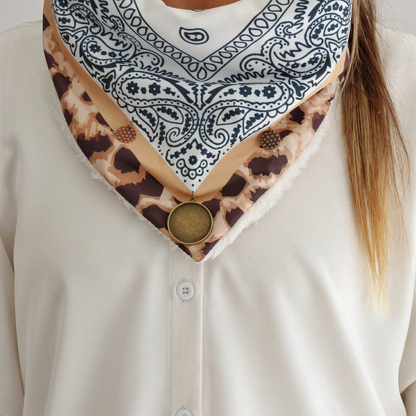 Pañuelo Zara White