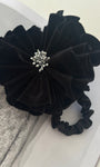 SCRUNCHIE BLACK FLORENTINE
