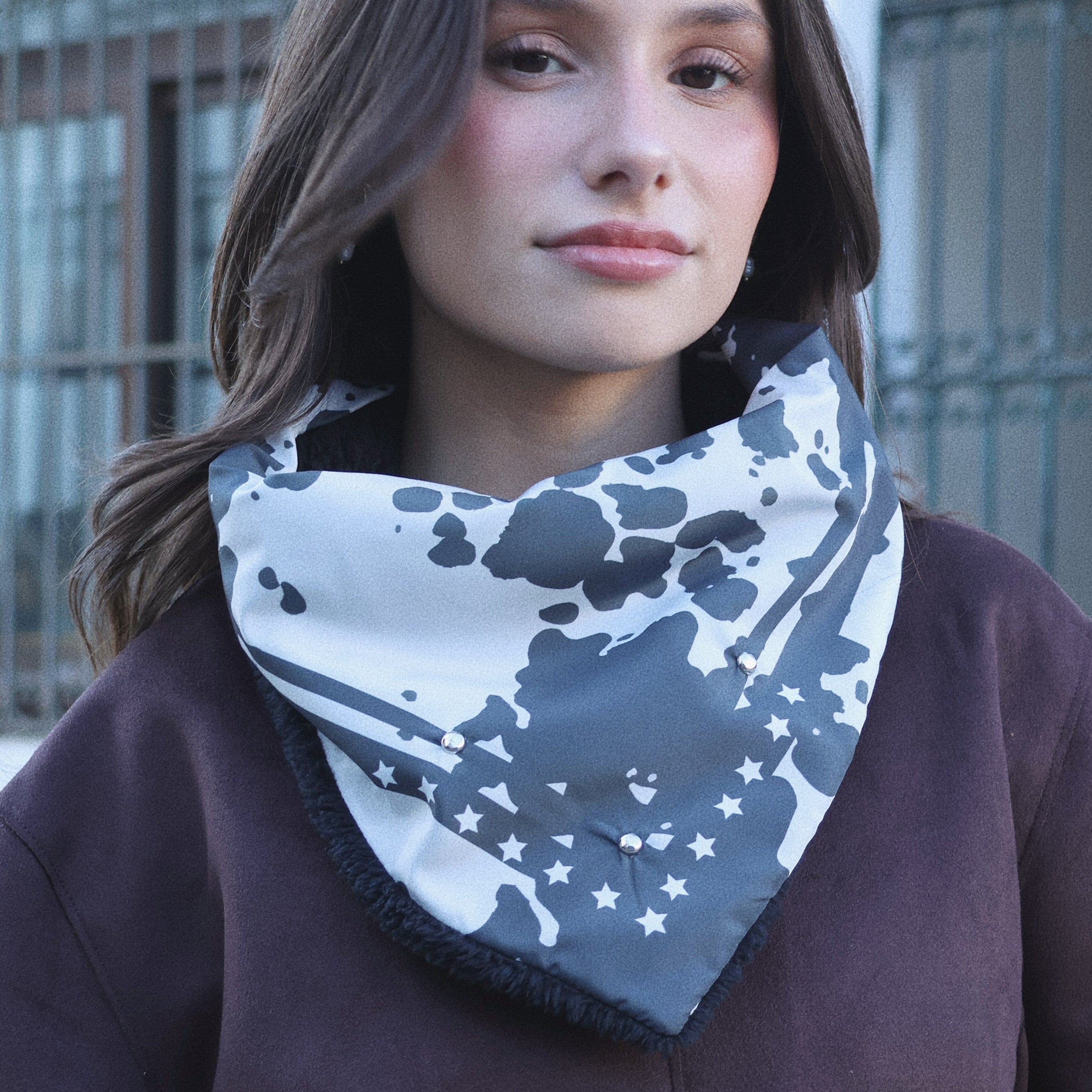 Pañuelo Print Black