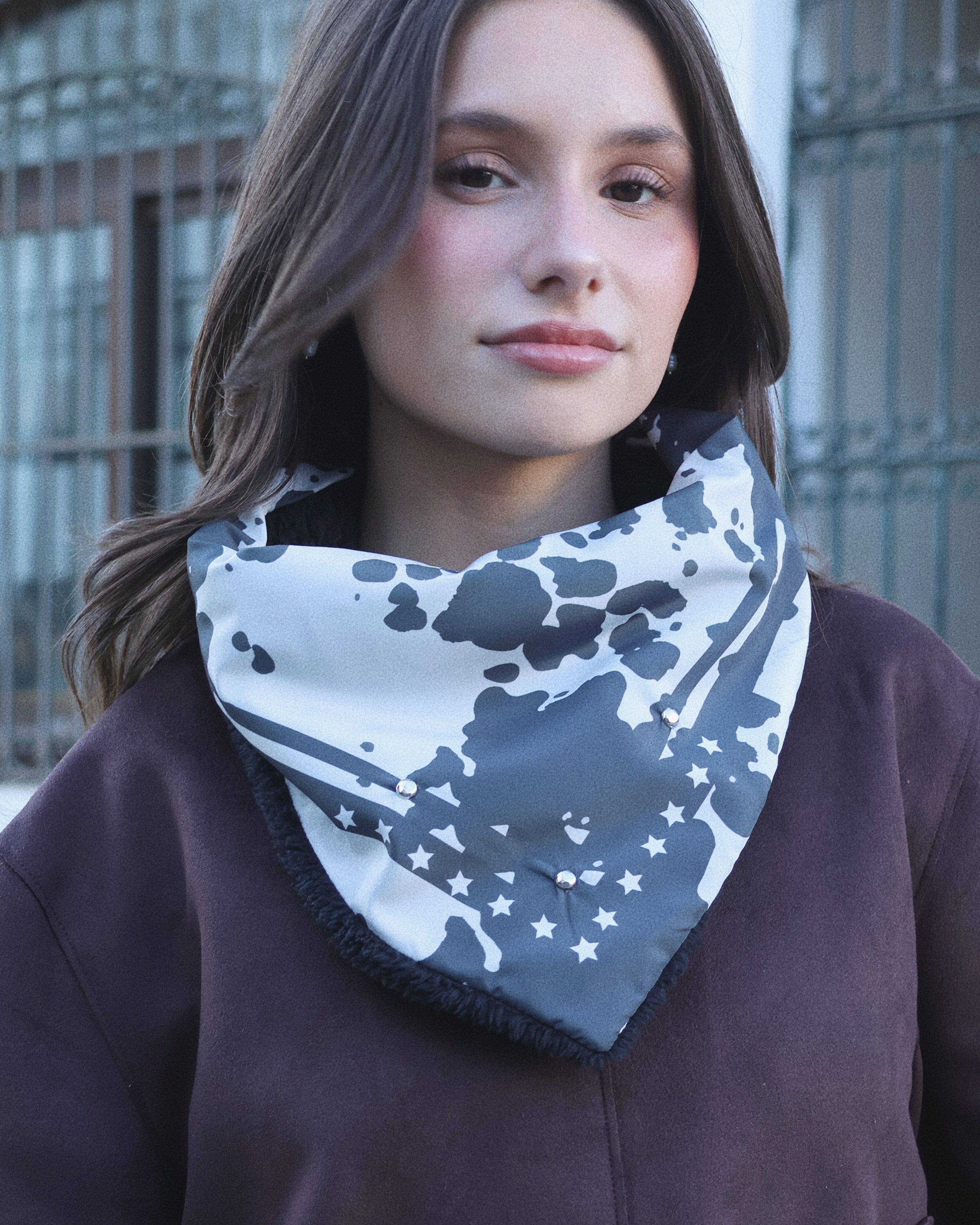 Pañuelo Print Black