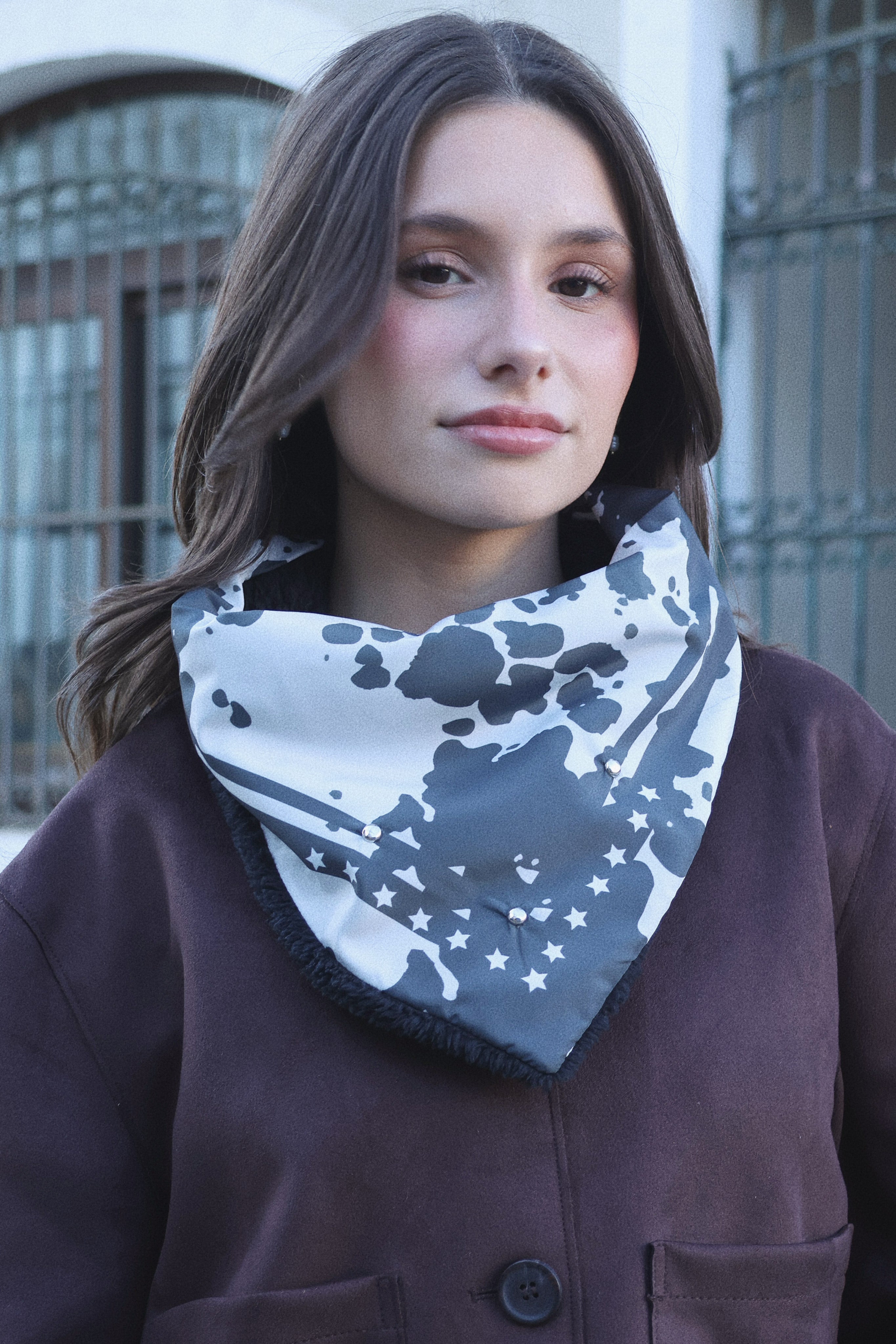 Pañuelo Print Black