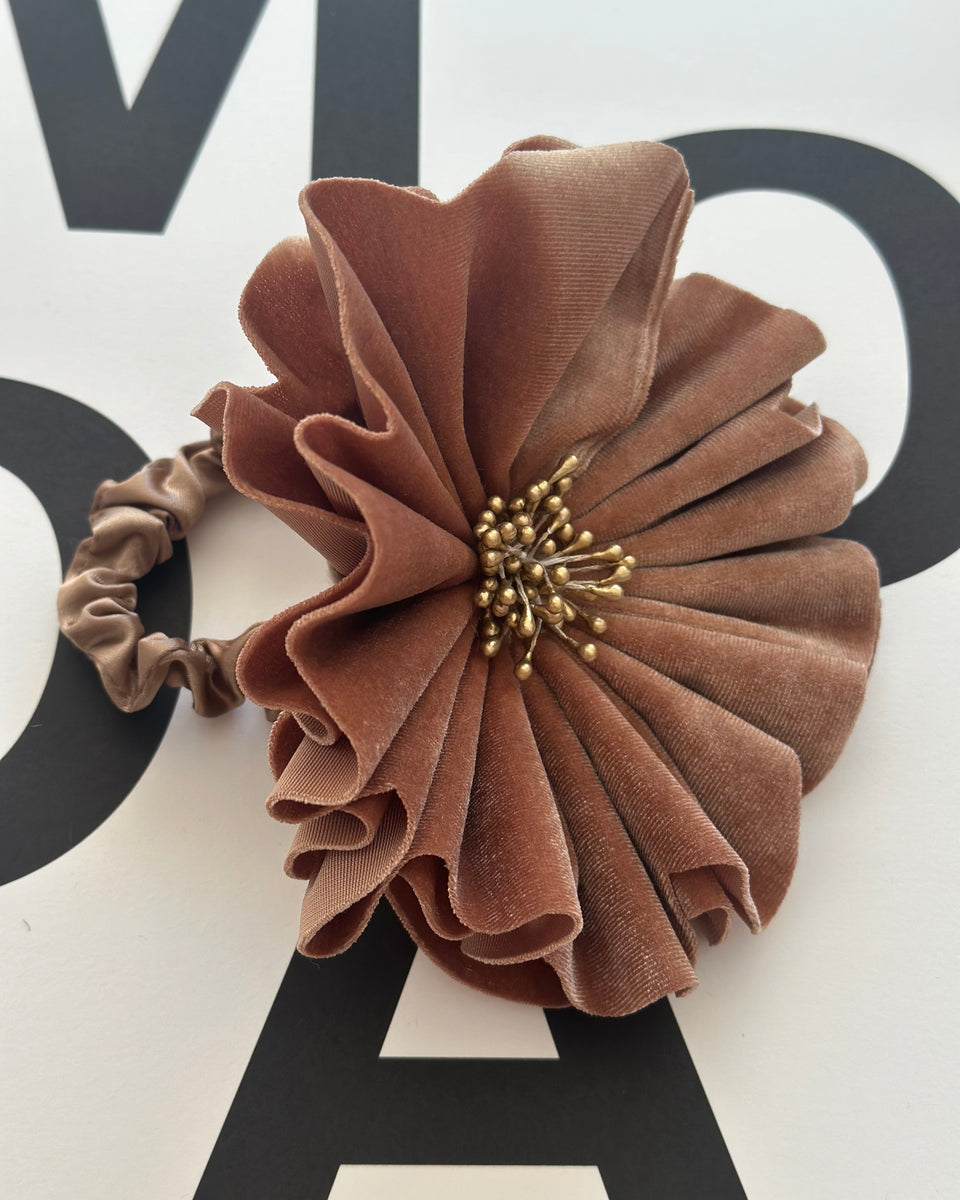 SCRUNCHIE GOLD FLORENTINE