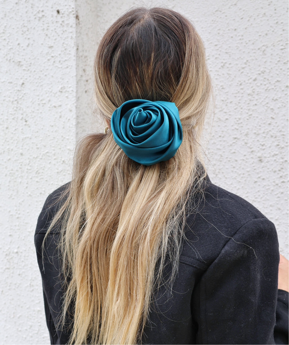 Flor Metalic Petróleo