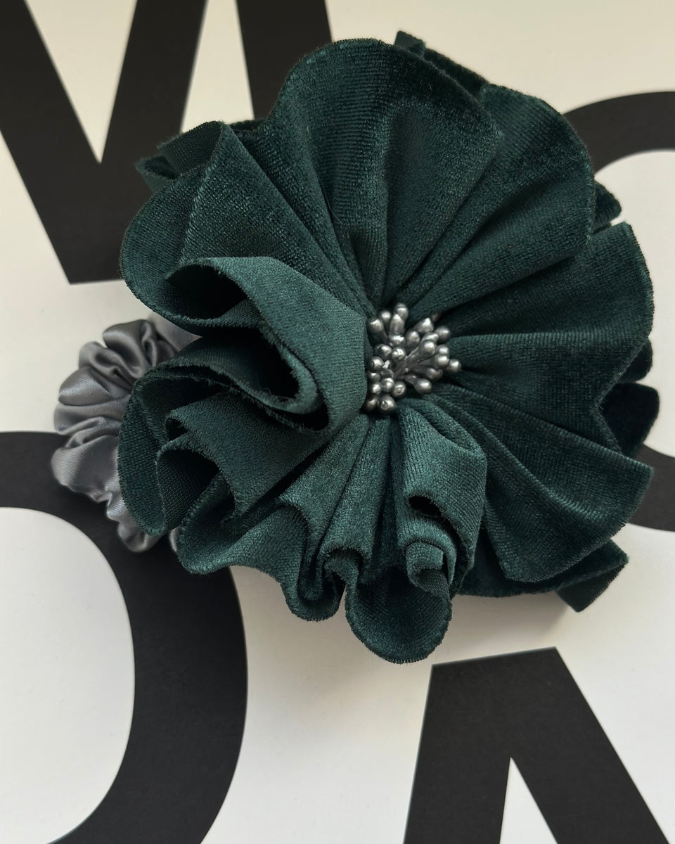 SCRUNCHIE VERDE FLORENTINE