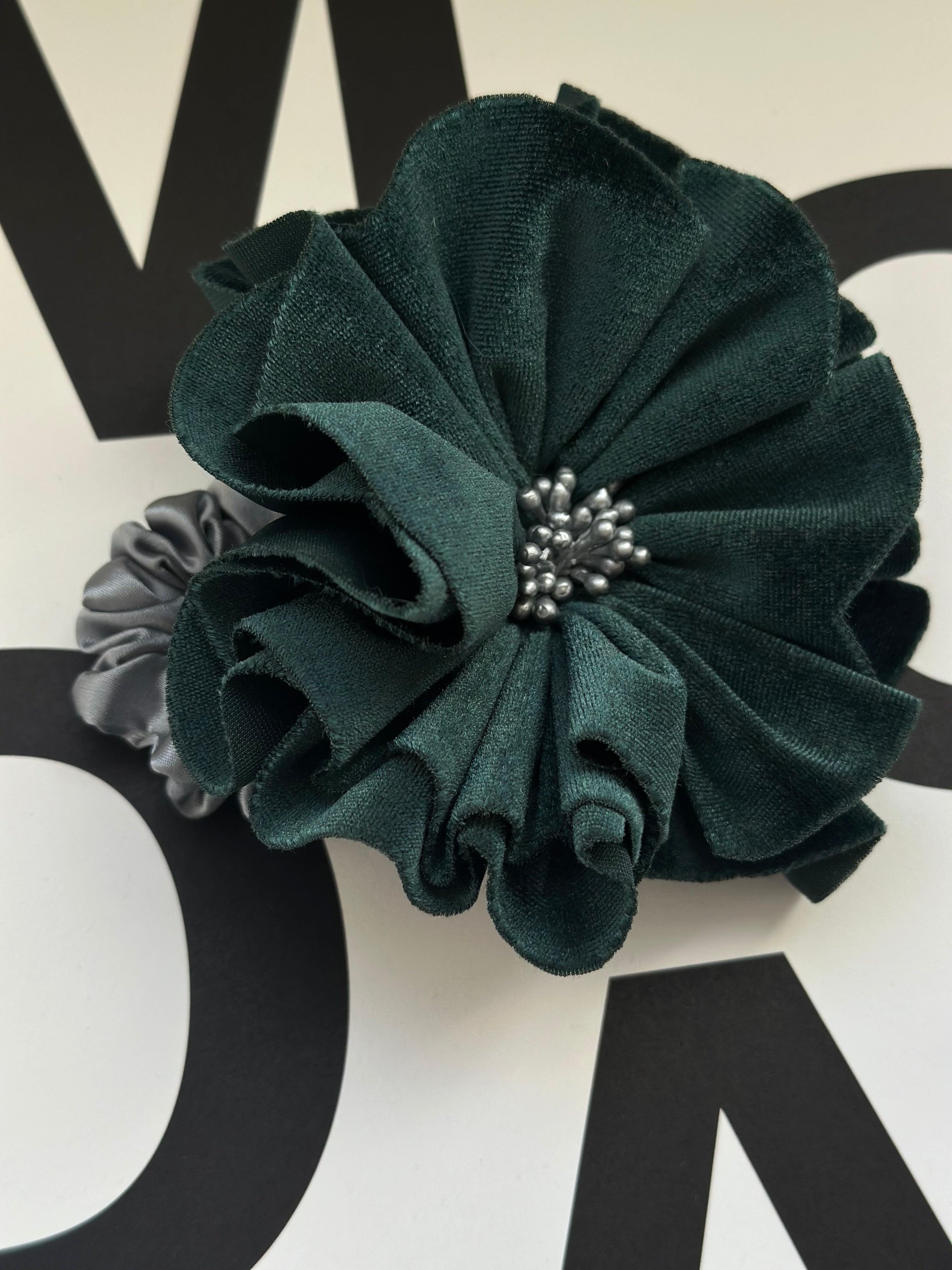 SCRUNCHIE VERDE FLORENTINE
