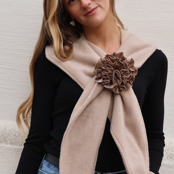 PAÑUELO ROSEIRE BEIGE