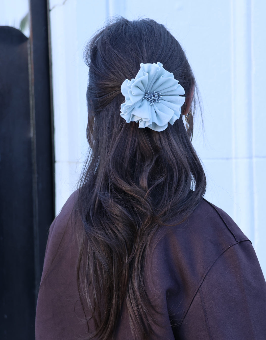 SCRUNCHIE WHITE FLORENTINE