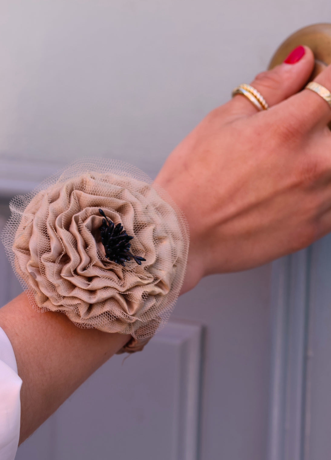 Amour Scrunchie Gold