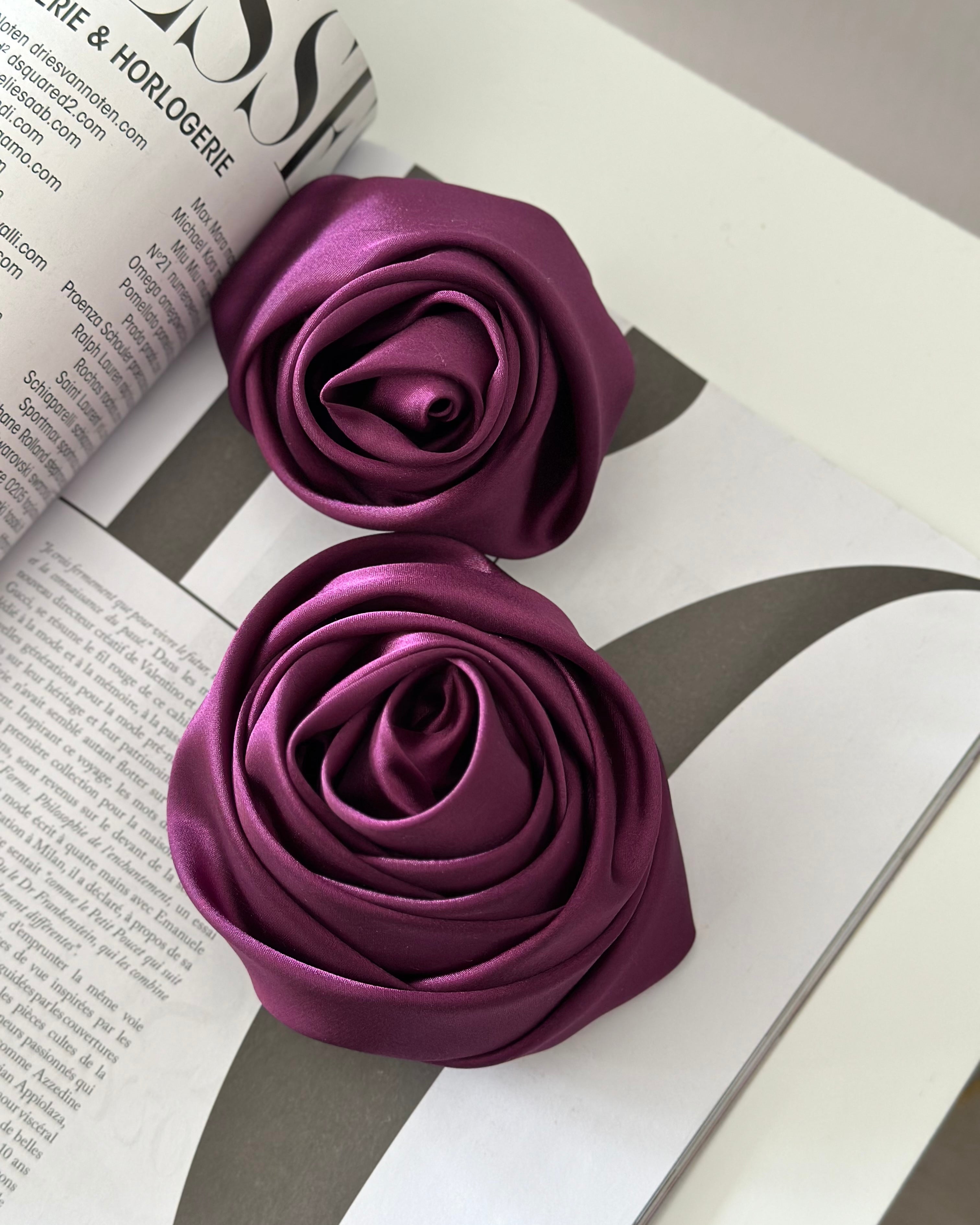 Flor Metalic Wine Pequeño