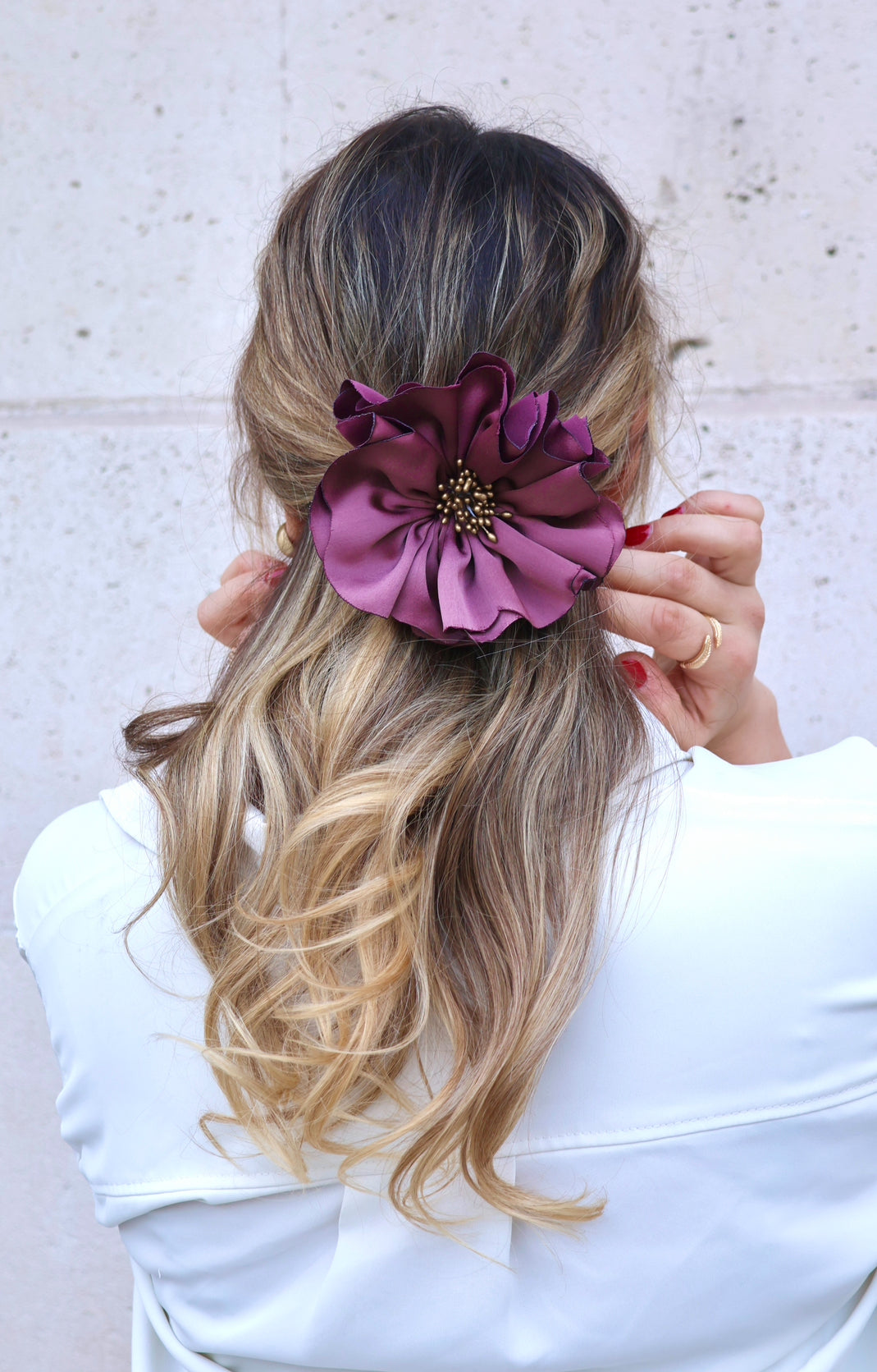 Florentine Scrunchie Violet