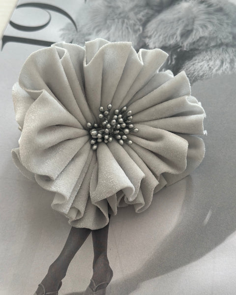 SCRUNCHIE WHITE FLORENTINE