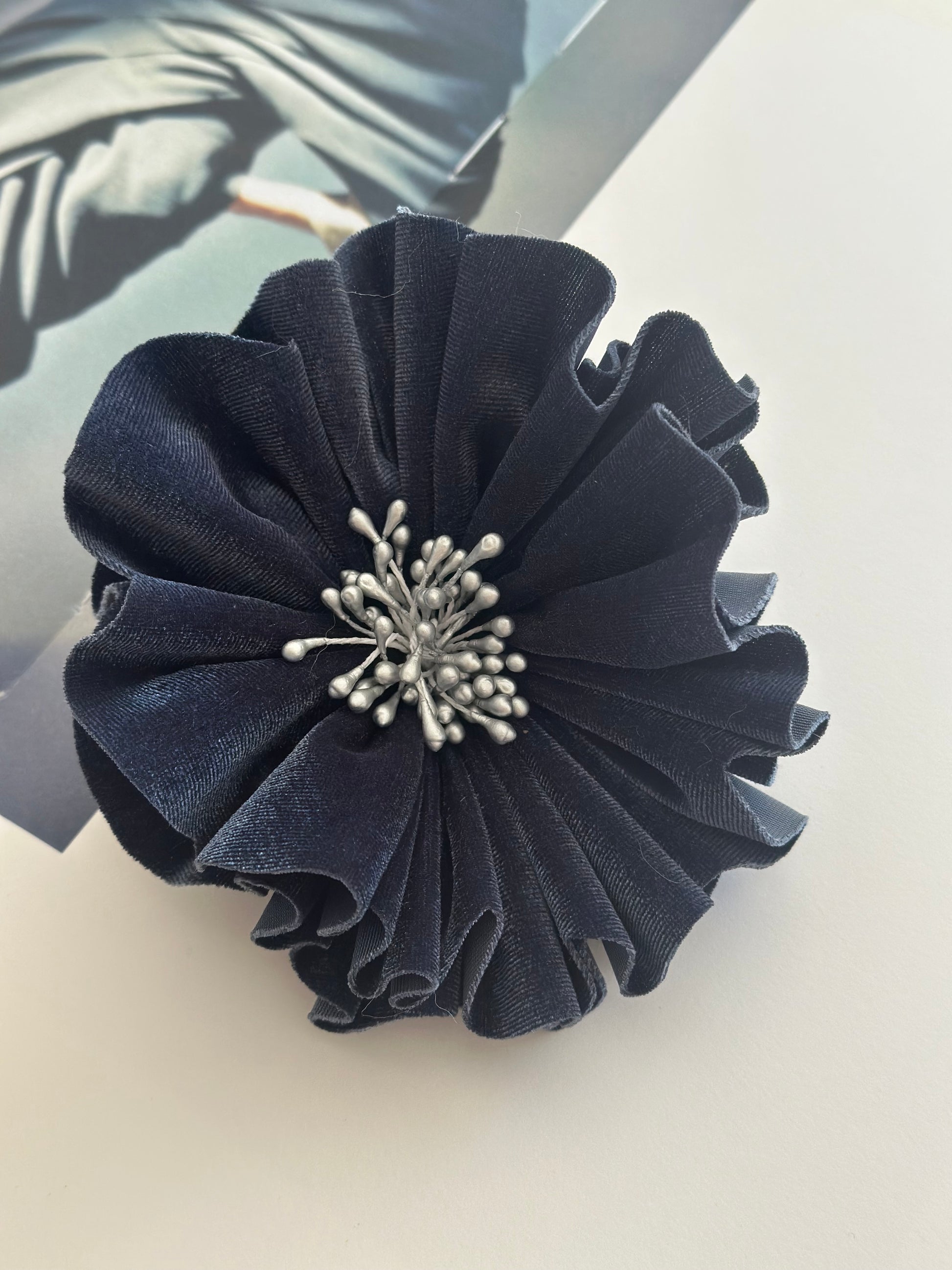 SCRUNCHIE AZUL FLORENTINE