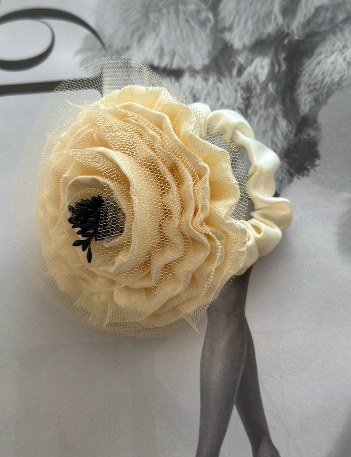 Amour Scrunchie Blanco