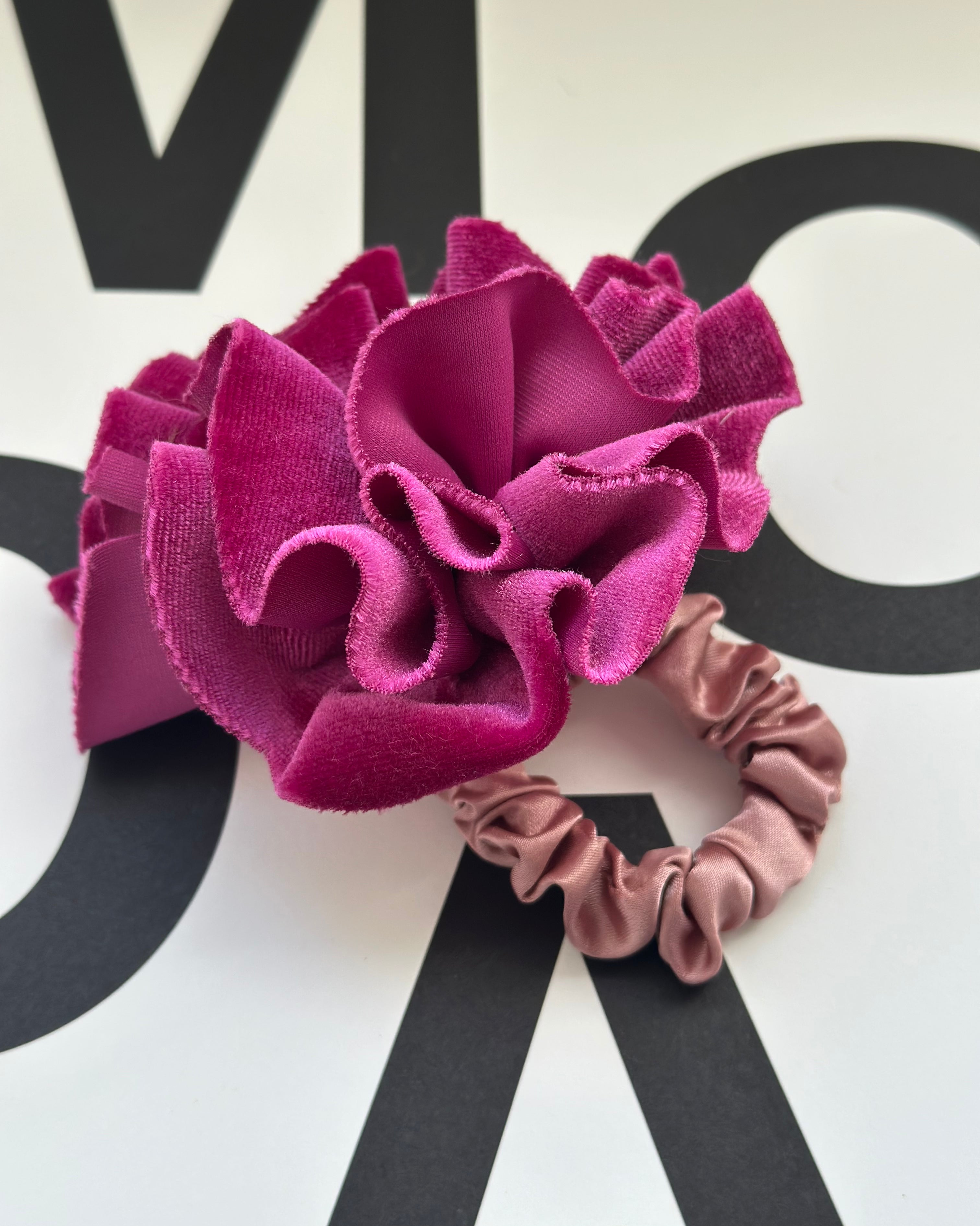 SCRUNCHIE FUCSIA FLORENTINE