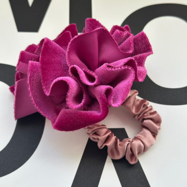 SCRUNCHIE FUCSIA FLORENTINE