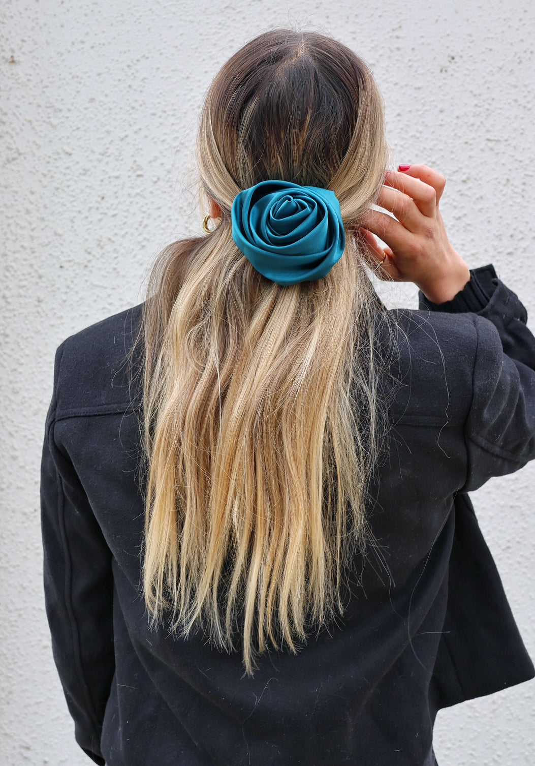 Flor Metalic Petróleo