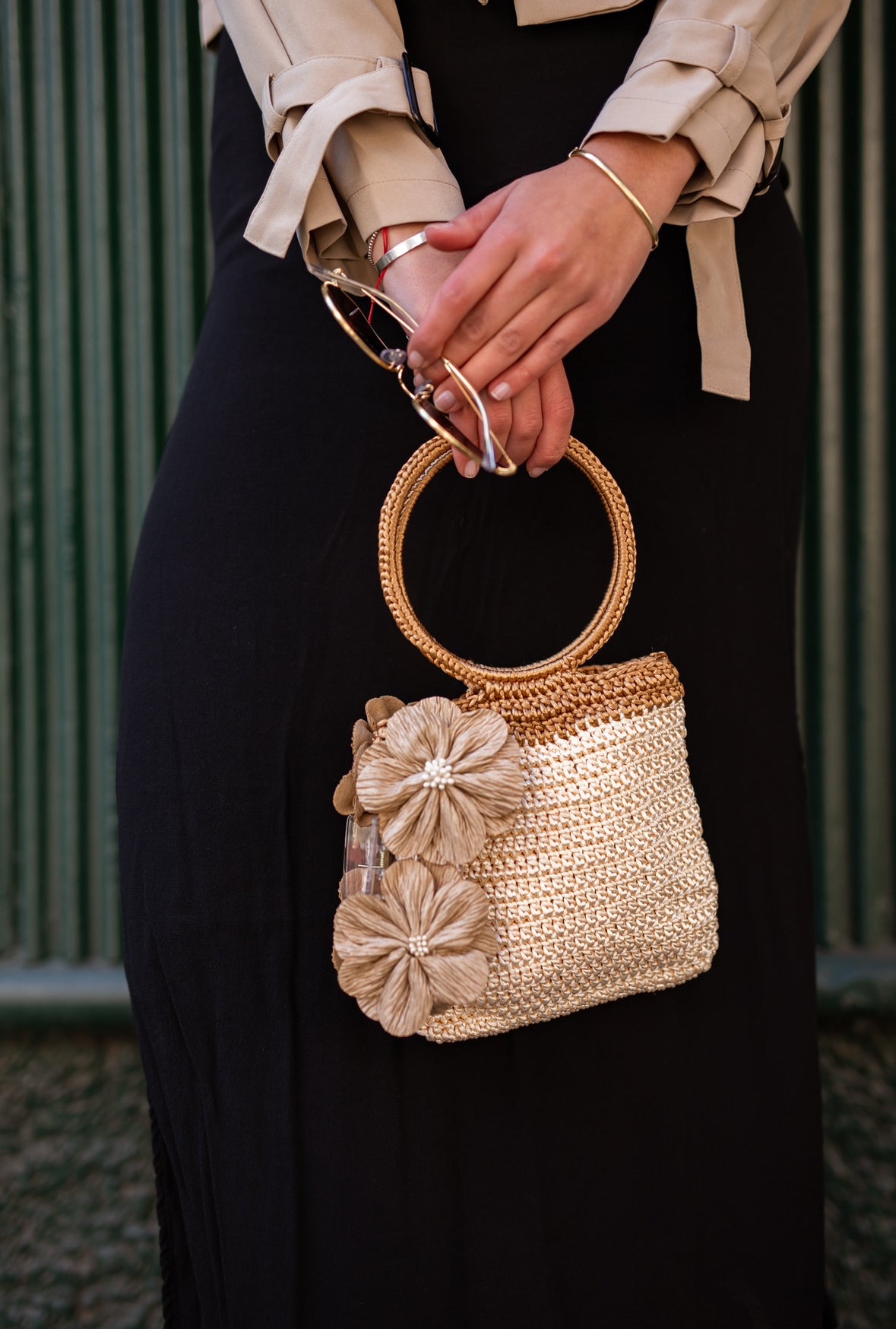 Florencia Cuerda Satinada Beige