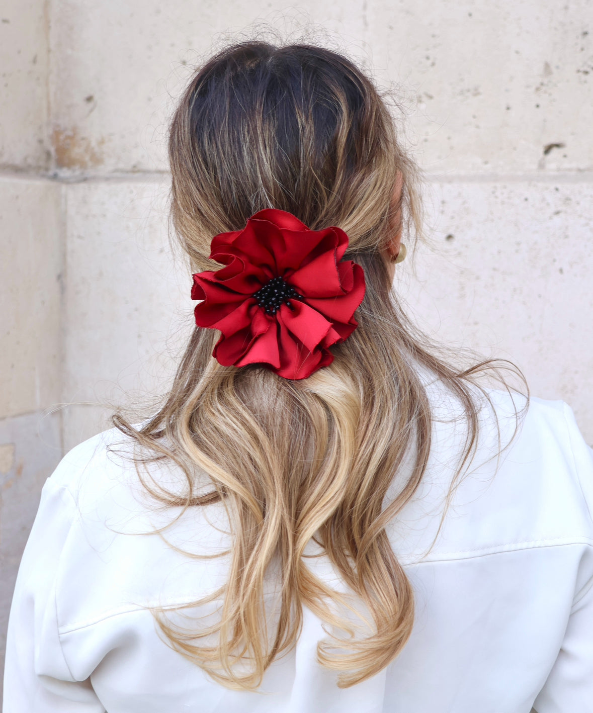 Florentine Scrunchie Red