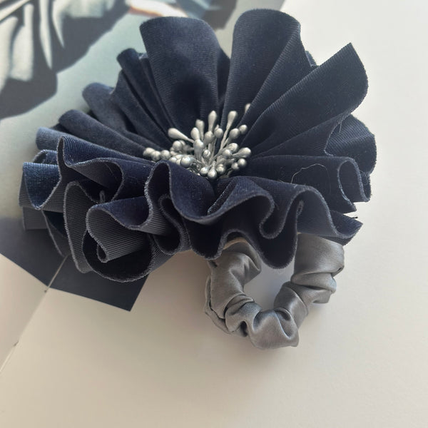 SCRUNCHIE AZUL FLORENTINE