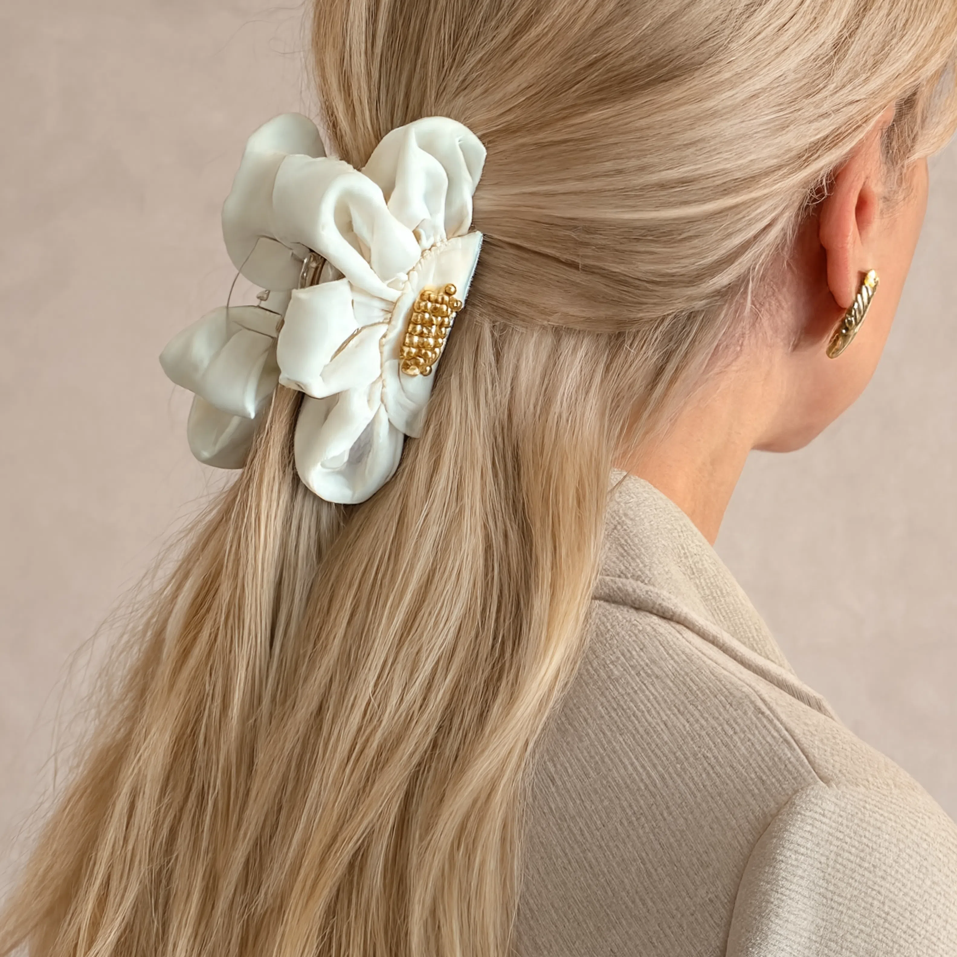 HAIR CLIP ROSÉ BLANCO