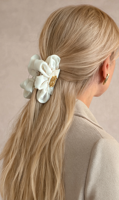 HAIR CLIP ROSÉ BLANCO