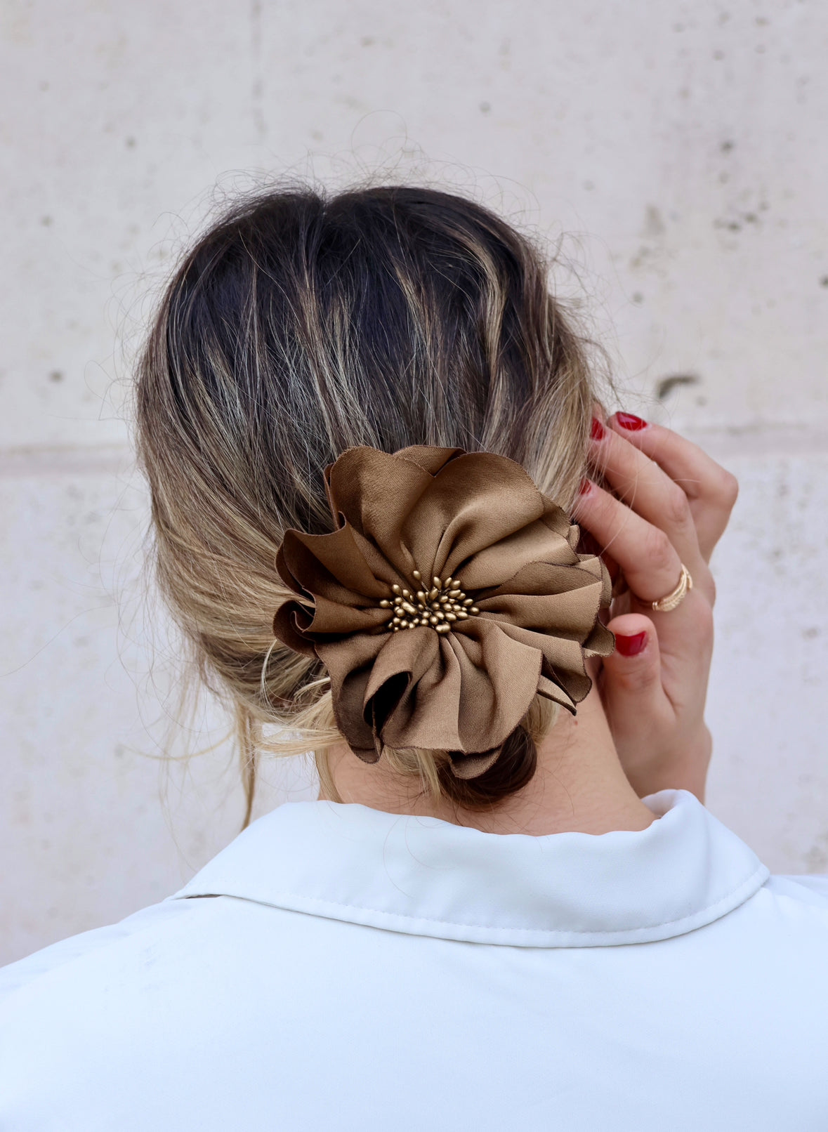 Florentine Scrunchie Gold