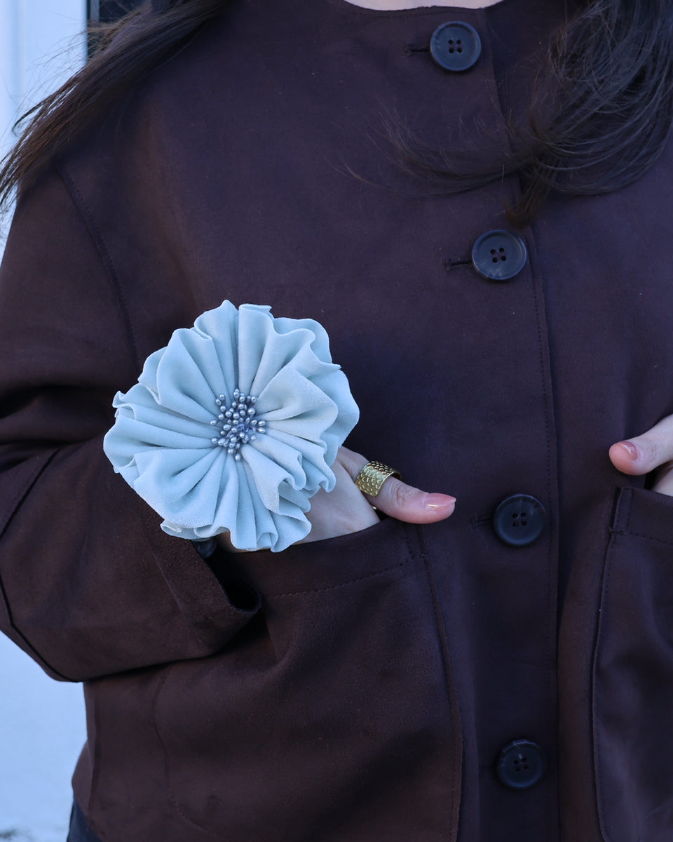 SCRUNCHIE WHITE FLORENTINE