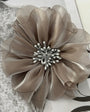 Flor Scrunchie Silver