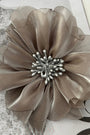 Flor Scrunchie Silver