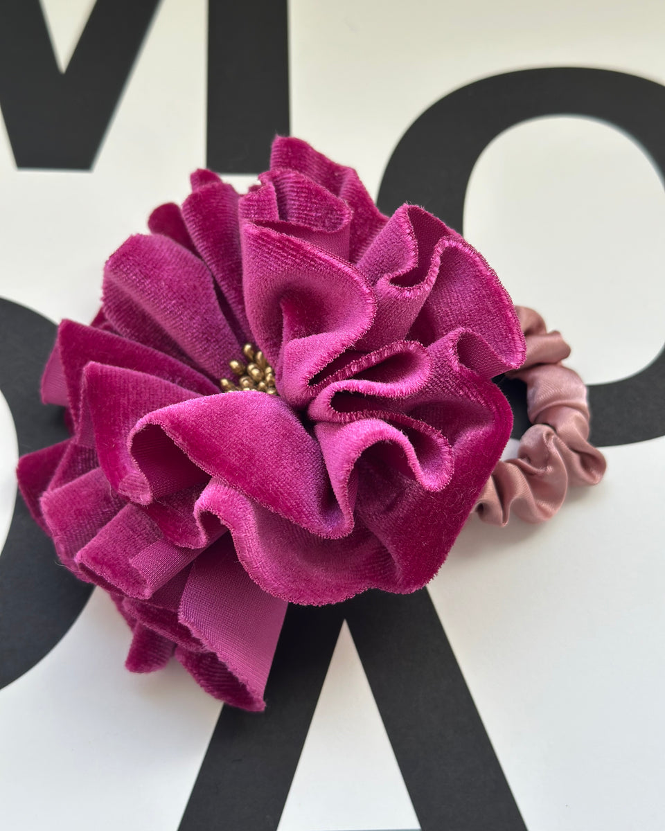 SCRUNCHIE FUCSIA FLORENTINE