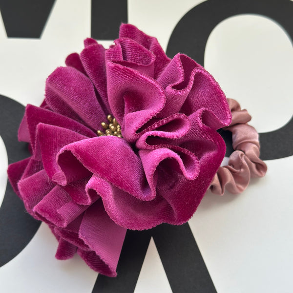 SCRUNCHIE FUCSIA FLORENTINE