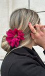 Flor Scrunchie Fucsia