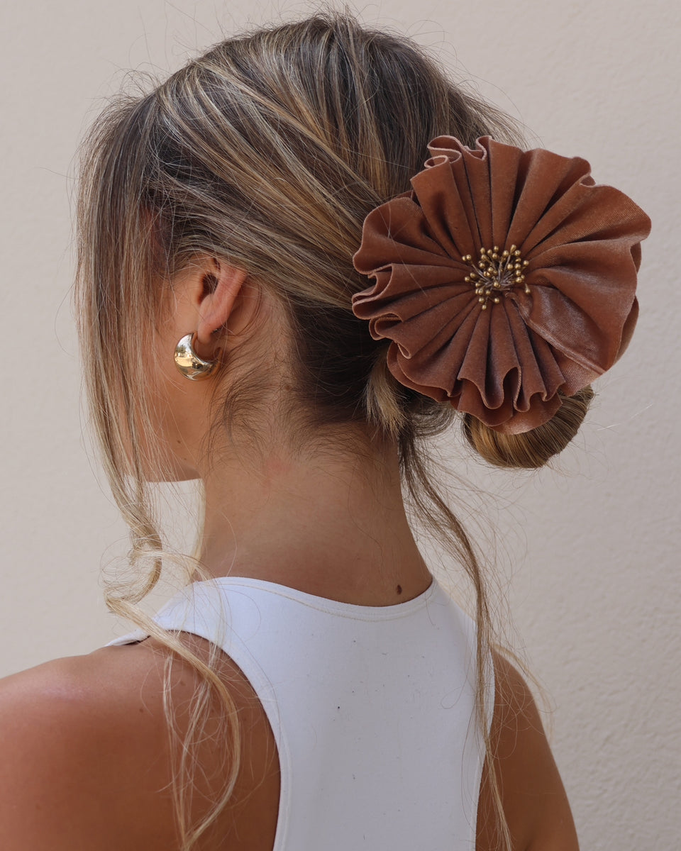 SCRUNCHIE GOLD FLORENTINE