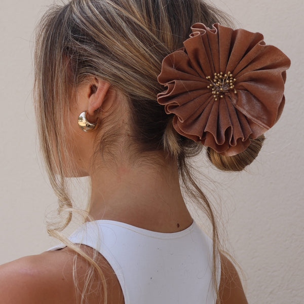 SCRUNCHIE GOLD FLORENTINE