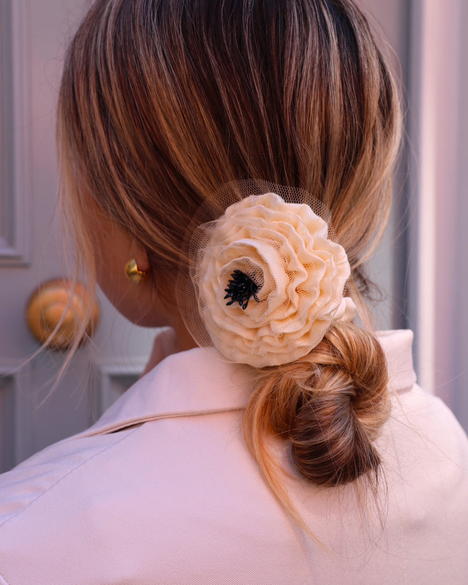 Amour Scrunchie Blanco