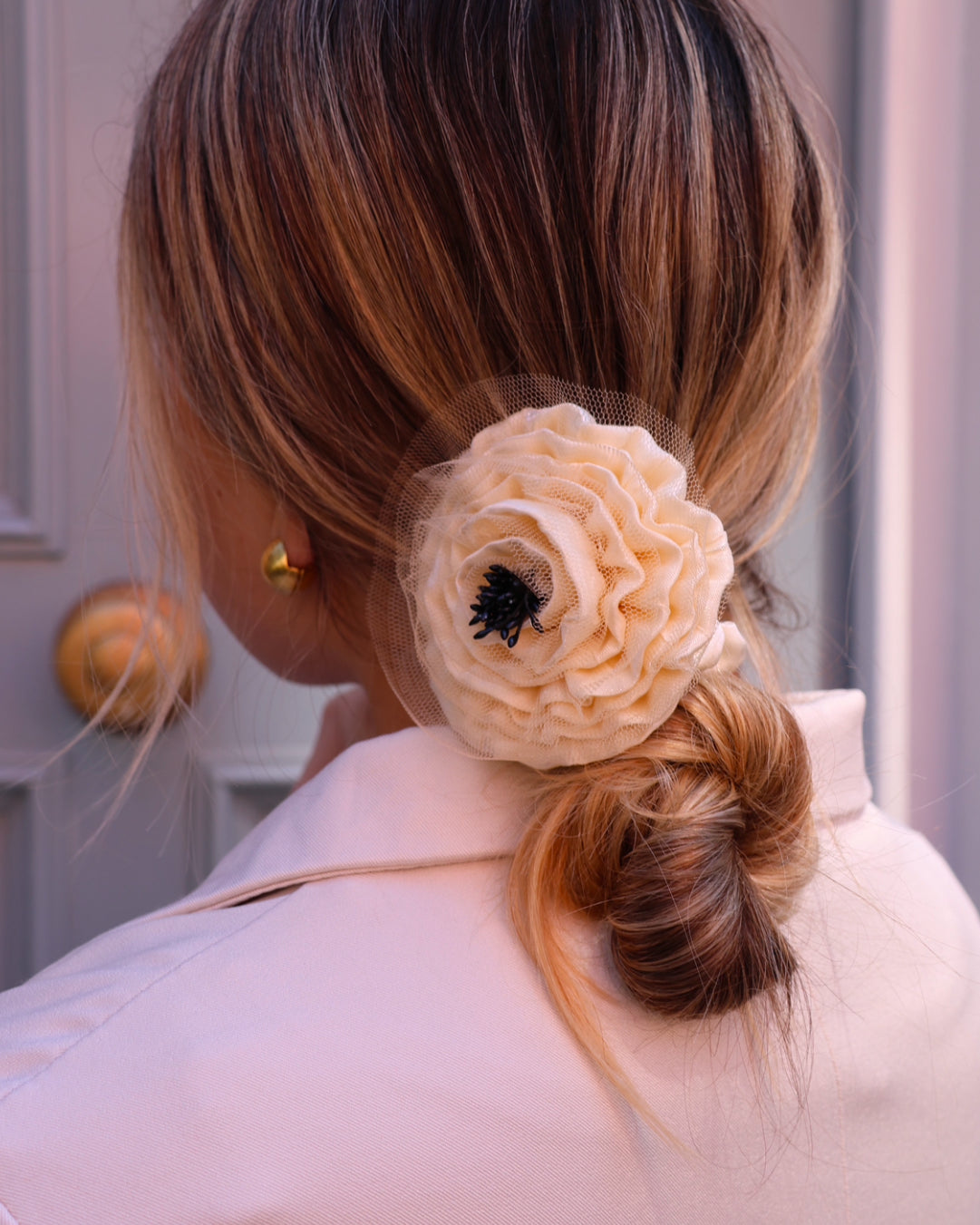 Amour Scrunchie Blanco