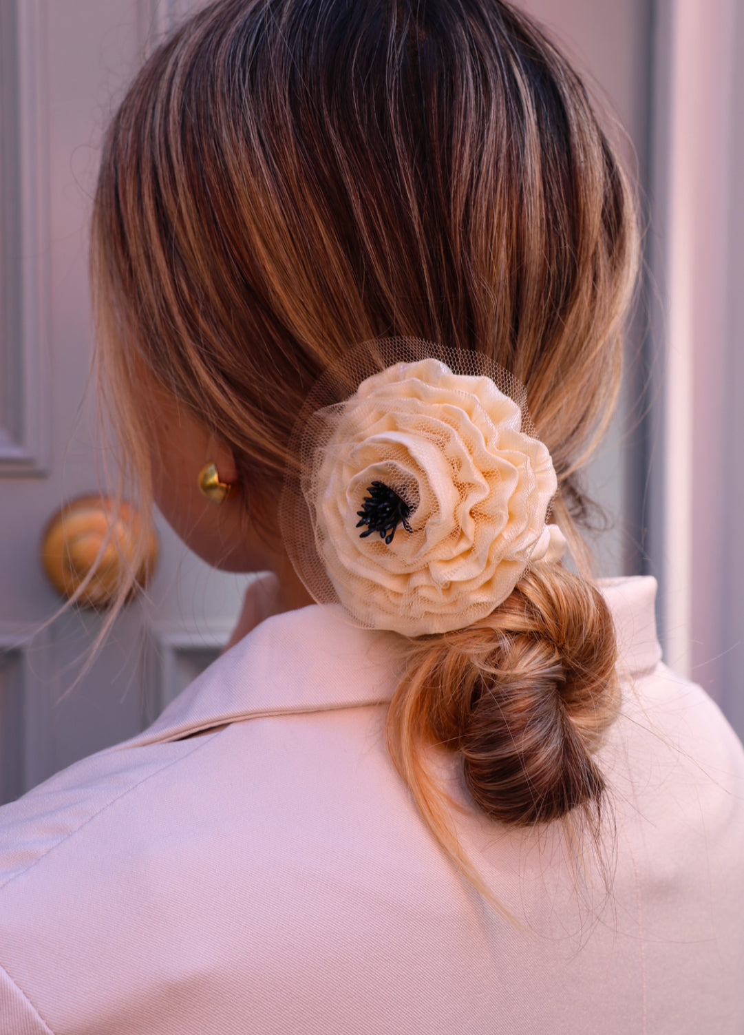 Amour Scrunchie Blanco